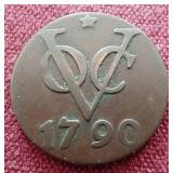 1790 Netherlands East Indies Duit - Very Nice!