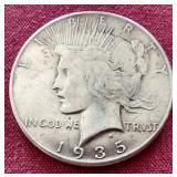 1935 Peace Dollar - Tougher Date