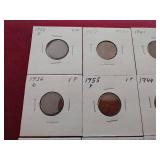 (19) Wheat Pennies in Flips