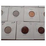 (19) Wheat Pennies in Flips