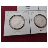 (5) Susan B Anthony Dollars - All Different
