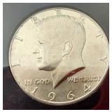Slabbed Uncirculated Kennedy Silver Half Dollar