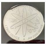 Apollo Moon Landing 1 oz Silver Round