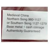 (2) Medieval Chinese Cash Coins