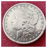 1881 Morgan Dollar