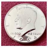 1964 Proof Kennedy Half Dollar
