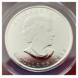 2013 Canadian Wildlife Bison 1 oz Silver - ANACS MS69