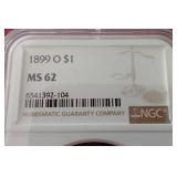 1899-O Morgan Dollar - NGC MS62