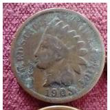 (4) Indian Pennies