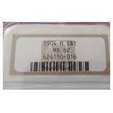 1904-O Morgan Dollar - NGC MS62