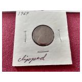 (3) Pennies With Various Die Errors