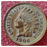 Really Nice 1906 Full Liberty Indian Penny