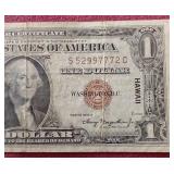 1935 Series Red Seal Silver Certificate $1 Hawaii Note - Nice!