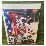 Mike Ramsey Autograph 8 x 10 Photograph inscribed "80 Gold" from Team USA Miracle On Ice Gold Medal1980