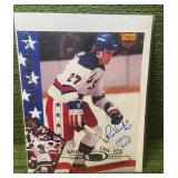 Phil Verchota Autograph 8 x 10 Photograph inscribed "1980 Gold" from Team USA, Miracle On Ice 1980
