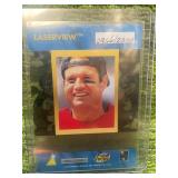 1996 Pinnacle Laserview Auto Jeff George- Numbered out of /2900-Altlanta Falcons & Former Minnesota Viking QB