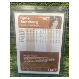 1983 Fleer Ryne Sandberg Rooke Card