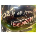 Columbus Blue Jacket Autographed Minin Helmet Signed by Rick Nash Limited Edition 36/61