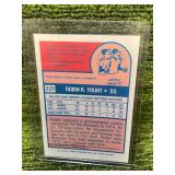 2001 Topps Archives Refractor Robin Yount looks like 1975 rookie!!