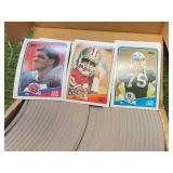Mixed Lot of 1988 Topps Football Cards (OVER 300+ Cards in Box)