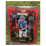 2024 Panini Prizm Draft Picks- Red Ice Variation- Jaxson Dart Rated Rookie RC