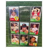 Assortment Lot of 1963 Topps Baseball Cards(105 Cards total)