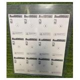 1990-91 Panini Basketball UNCUT SHEET- 2 Jordans, 2 Birds, Ewing, Barkley, & More!