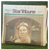 Star Tribune Hall Of Fame Special of KIRBY PUCKETT from Sunday, August 19th, 2001