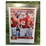 2017 Score- Rookies T.J. Watt #366 RC (ROOKIE CARD)