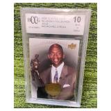 2009-10 Upper Deck MJ LEGACY COLLECTION GOLD Michael Jordan BCCG Graded 10 MINT