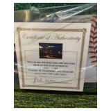 Hubert H. Humphrey Metrodome Game Used Turf, and Game Used Ceiling from 1987 World Series with Certificate of Authenticity