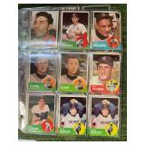 Assortment of Topps 1962 & 63 Baseball Cards, 6 total pages varying condition ex and lower