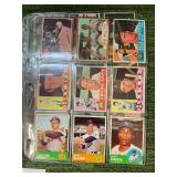 Assortment of Topps 1962 & 63 Baseball Cards, 6 total pages varying condition ex and lower