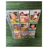 Assortment of Topps 1962 & 63 Baseball Cards, 6 total pages varying condition ex and lower