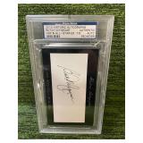 2010 Historic Autographs Cut Auto of Butch Wynegar PSA/DNA  Authenticated only 8 made