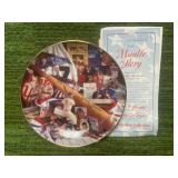 Mickey Mantle "The Mantle Story" by Hamilton Collection NEW YORK YANKEES BASEBALL memories plate