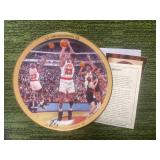 Michael Jordan 1992 Upper Deck Championship Collectible Plate with Certificate of Authentication