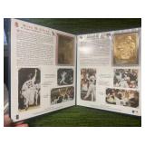 1998 Mark McGwire & Sammy Sosa Danbury Mint GOLD Home Run Record Cards & Book 22k Plated