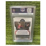2021 Prizm Davis Mills Hyper Prizm PSA Graded 9 Mint