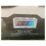 Mark Brunell 2002 Playoff Absolute Signing Bonus Auto Jersey Patch Plaque #/150