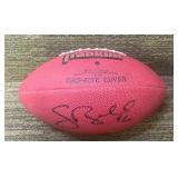 Detroit Lions Dominate Defenseman Shaun Rogers Autographed Football#16