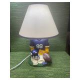 Unique Vikings Crafted Lamp- In good condition, light works!