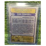 1979 Topps Earl Campbell RC Rookie Card