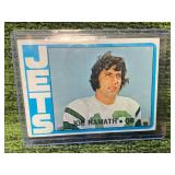 1972 Topps Joe Namath- NEW YORK JETS HOF & SUPER BOWL CHAMP