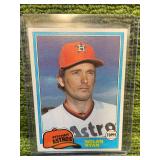 1981 Topps Nolan Ryan ASTROS HOF