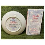 Mickey Mantle "The Mantle Story" by Hamilton Collection NEW YORK YANKEES BASEBALL memories plate