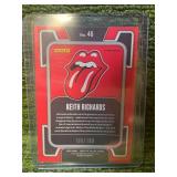 2025 Panini Prizm Yellow Parallel Variation- The Rolling Stones- Keith Richards /199