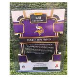 2023 Panini Select Silver Prizm Die-Cut Refractor Justin Jefferson - Minnesota Vikings WR Super Star