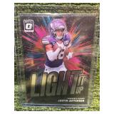 2024 Panini Donruss Optic- Justin Jefferson Light It Up Insert- Minnesota Vikings WR Super Star