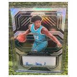 2020-21 Panini Prizm Vernon Carey Auto Silver Charlotte Hornets/Duke